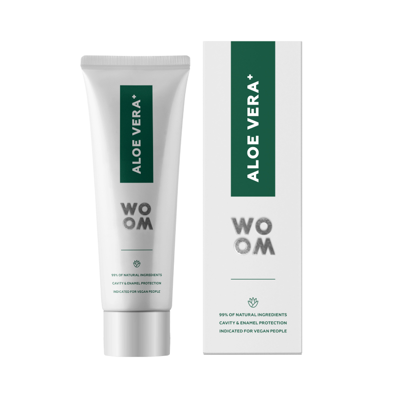Woom Aloe Vera+ zobu pasta, 75 ml