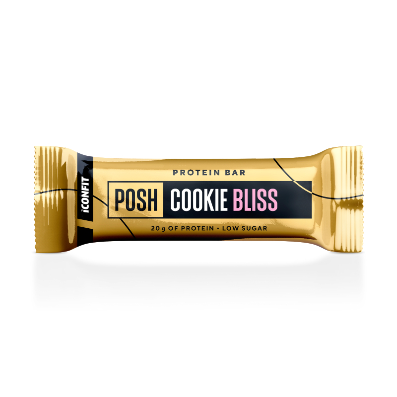ICONFIT POSH Cookie Bliss Cookie Flavoured Proteīna batoniņš, 55 g