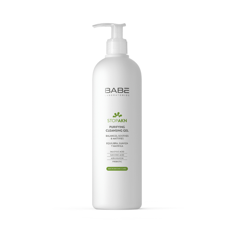 BABE AKN Purifying Cleansing attīrošs gels, 400 ml