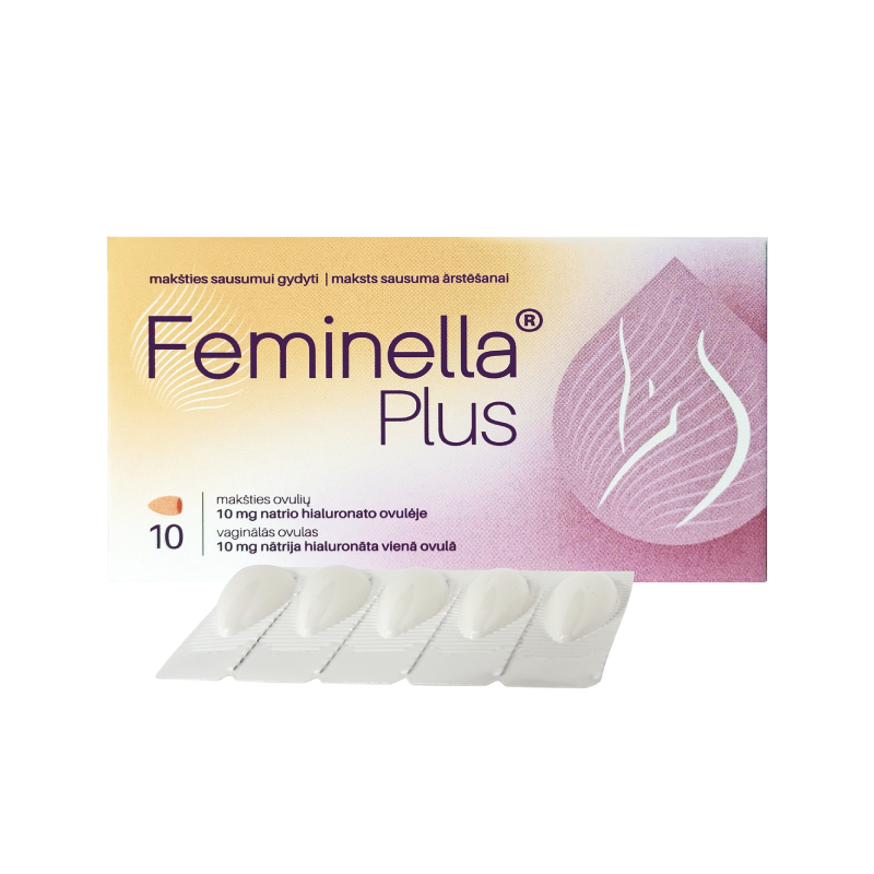 FEMINELLA  Plus vaginālās ovulas, 10 gab.