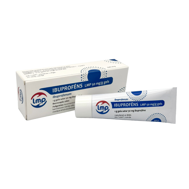 Ibuprofēns LMP 50 mg/g gels