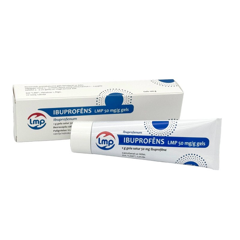 Ibuprofēns LMP 50 mg/g gels