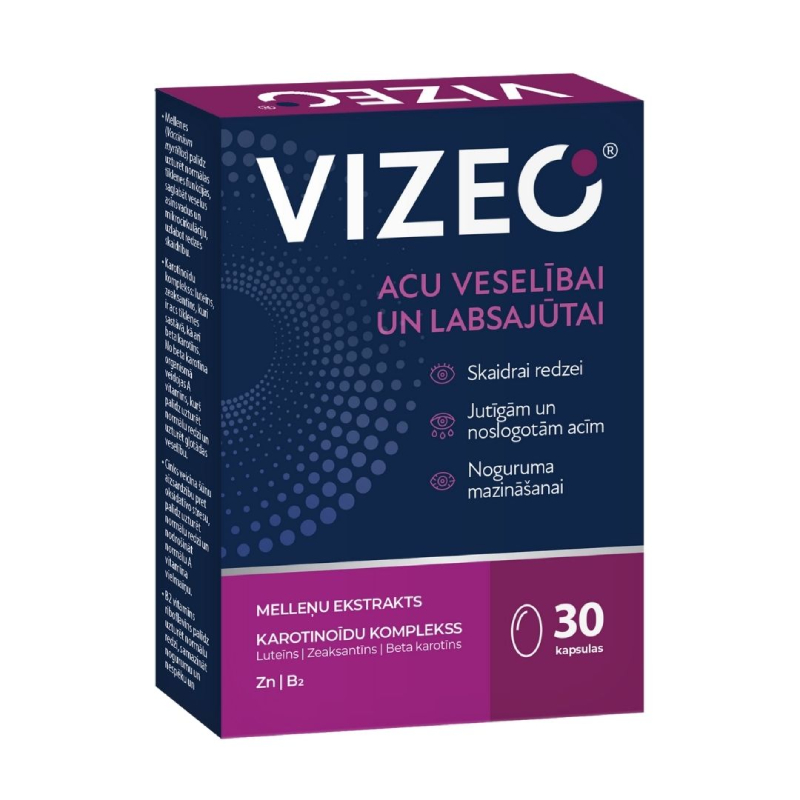 VIZEO kapsulas, 30 gab.
