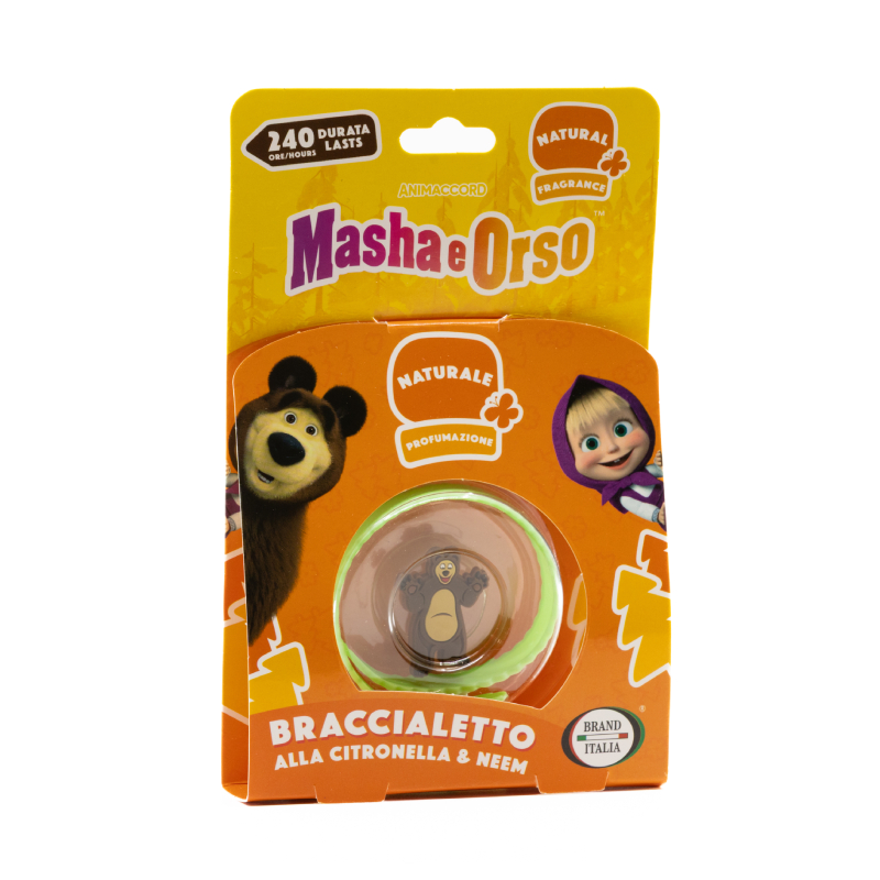BRAND ITALIA aproce pret odiem bērniem Masha & Orso, 1 gb.