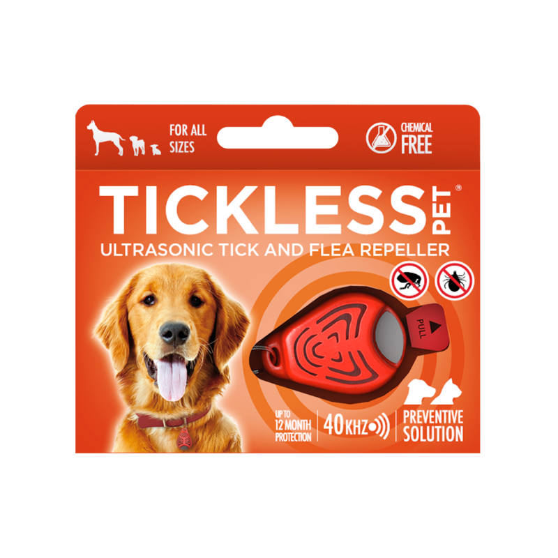Tickless Pet ultraskaņas ierīce pret blusām un ērcēm, 1 gb.