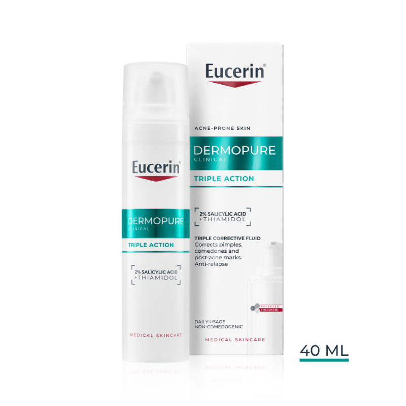 EUCERIN DermoPure Clinical Triple Correcting fluīds, 40 ml