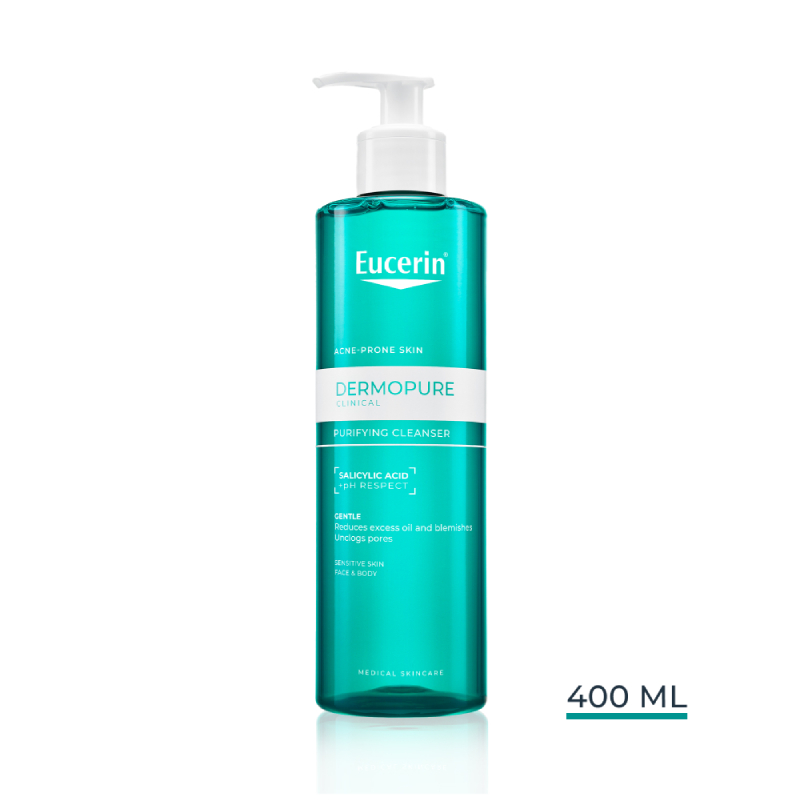 EUCERIN attīrošā želeja DERMOPURE CLINICAL, 400 ml