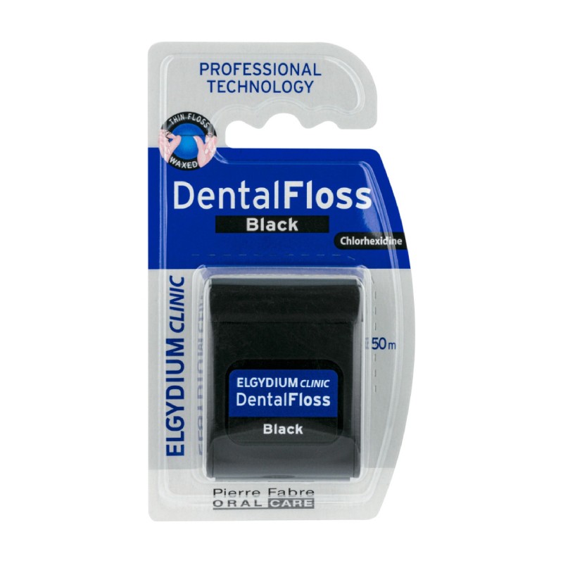 ELGYDIUM Dental Floss Black zobu diegs