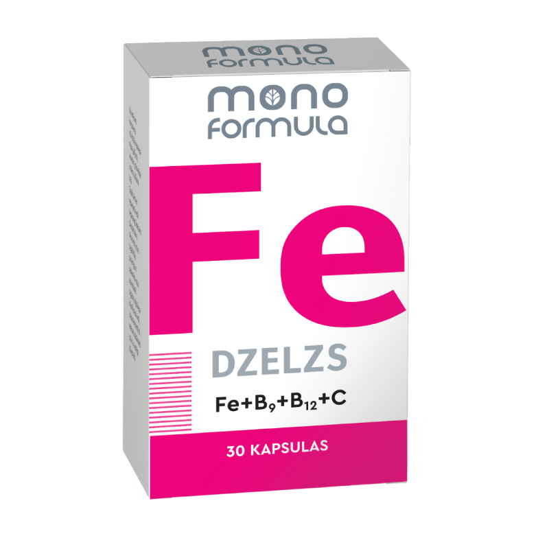 Mono Formula - Dzelzs, 30 kapsulas