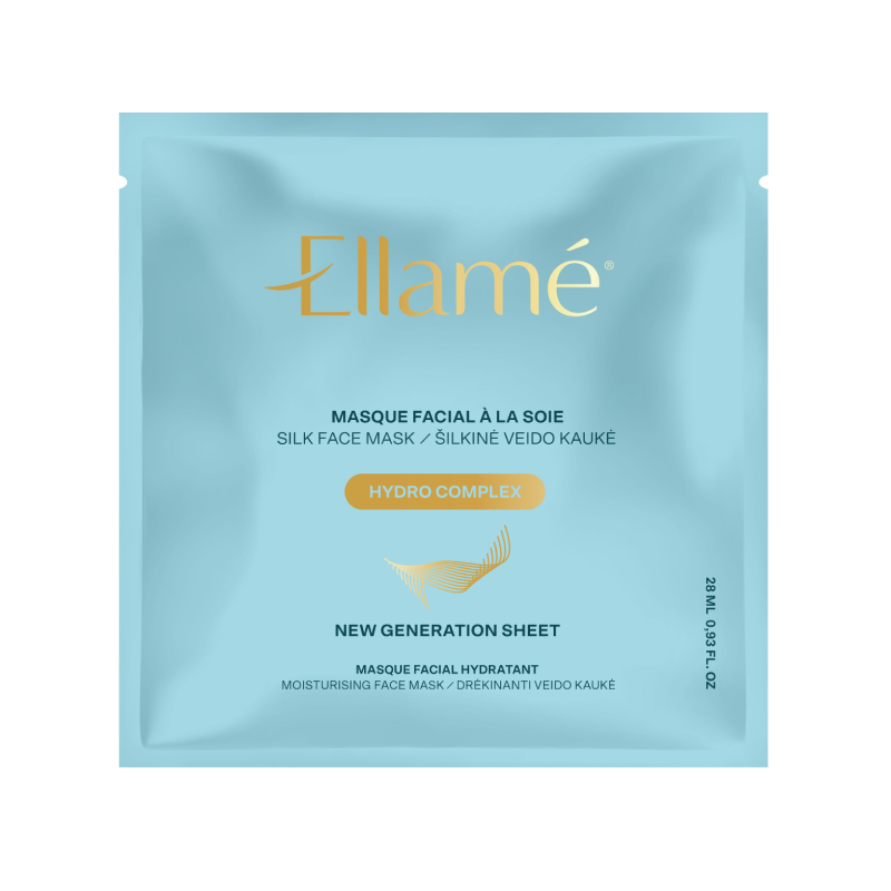 ELLAME Hydro Complex Silk auduma sejas maska, 1 gab.