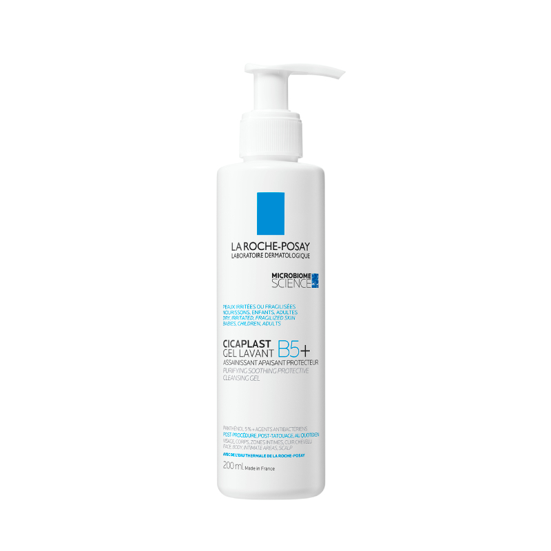 LA ROCHE POSAY attīroša želeja CICAPLAST GEL LAVENDER B5, 200 ml