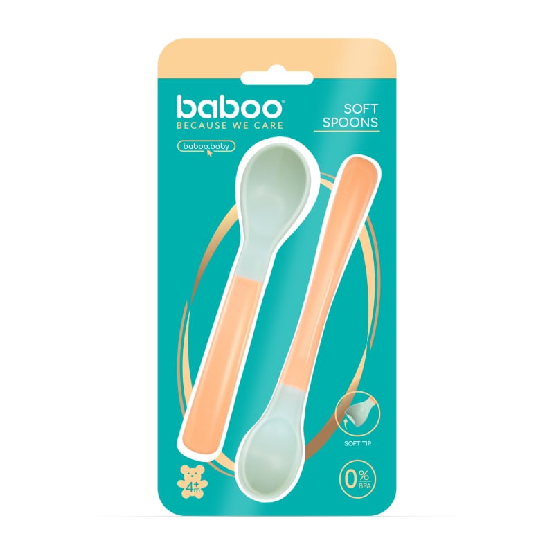 BABOO karotītes ar mīkstu galiņu Peachy