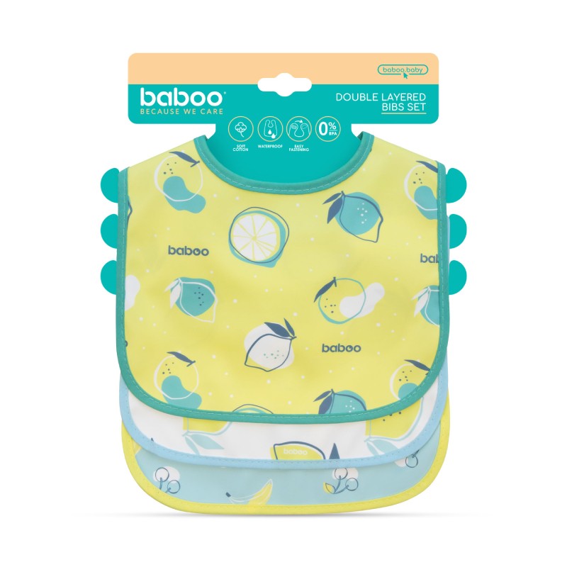 BABOO siekalu priekšautiņi Lagoon Fiesta 0+