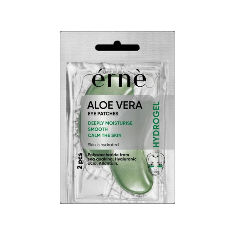 ERNE Aloe Vera, Hydrogel acu spilventiņi, 2 gab.