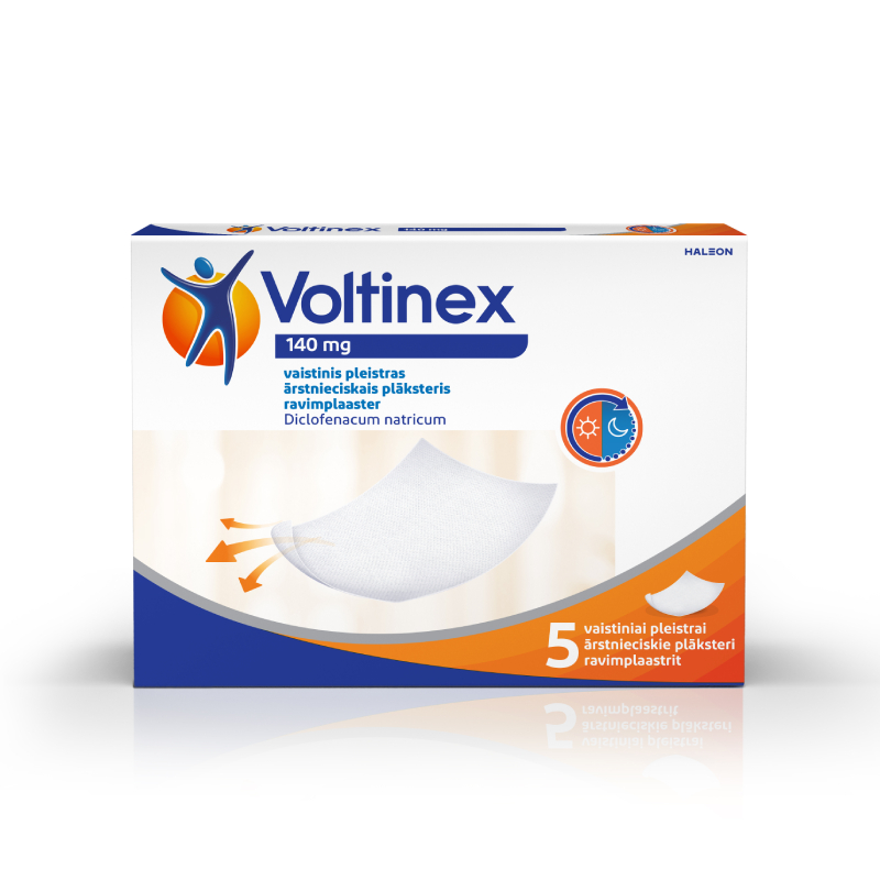 Voltinex 140 mg ārstnieciskais plāksteris