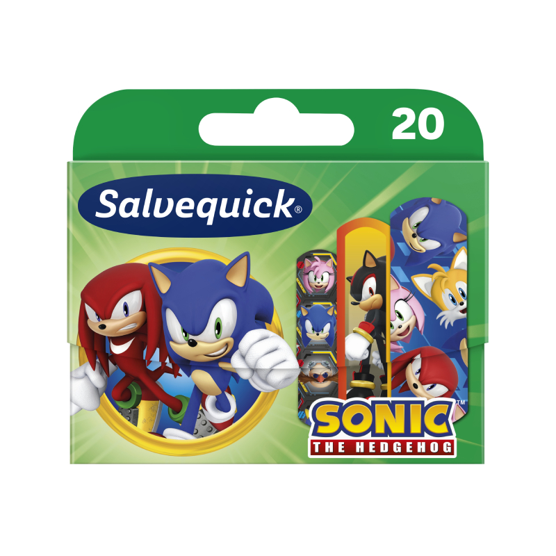 SALVEQUICK plāksteru komplekts SONIC, 20 gab.