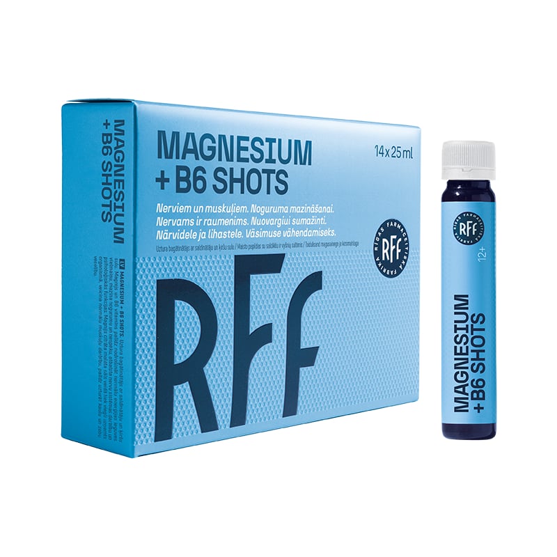 RFF Magnesium + B6 pudelītes, 14x25 ml