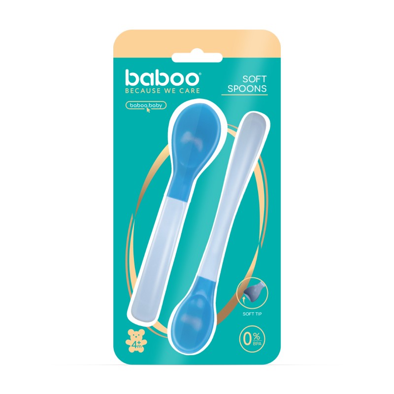 BABOO karotītes ar mīkstu galiņu Blue