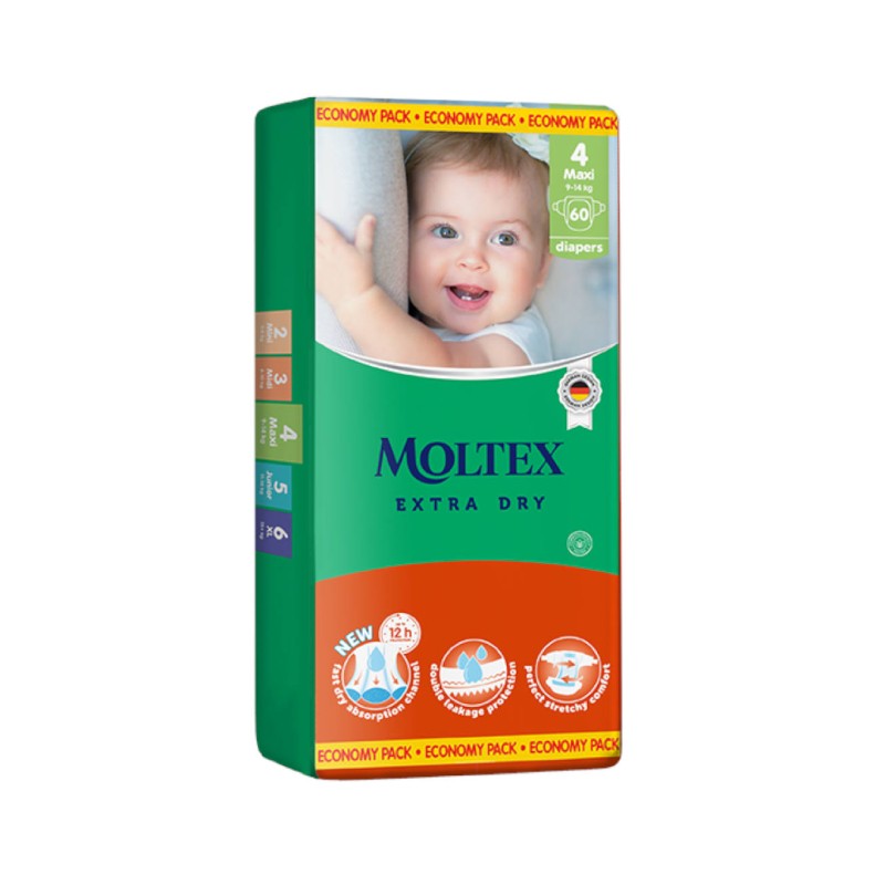 MOLTEX Extra Dry autiņbiksītes 4 Maxi