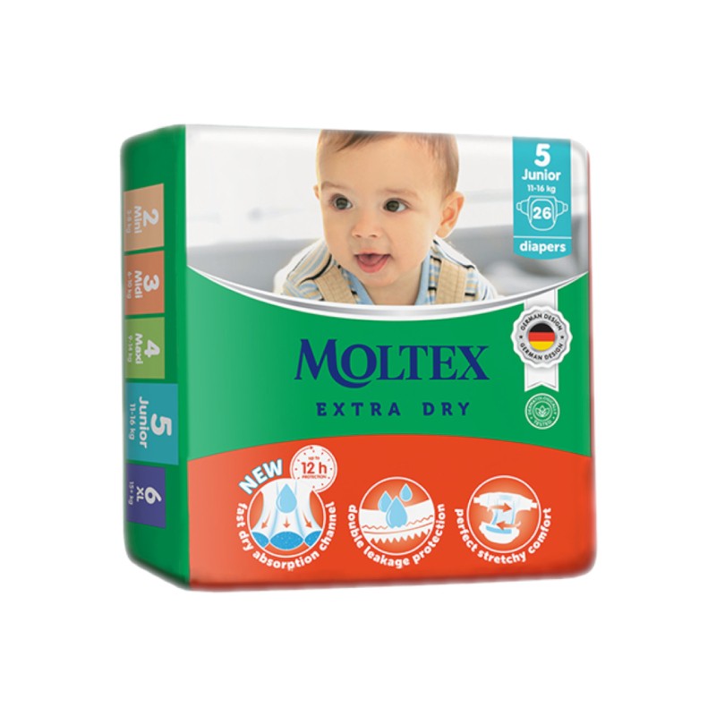 MOLTEX Extra Dry autiņbiksītes 5 Junior