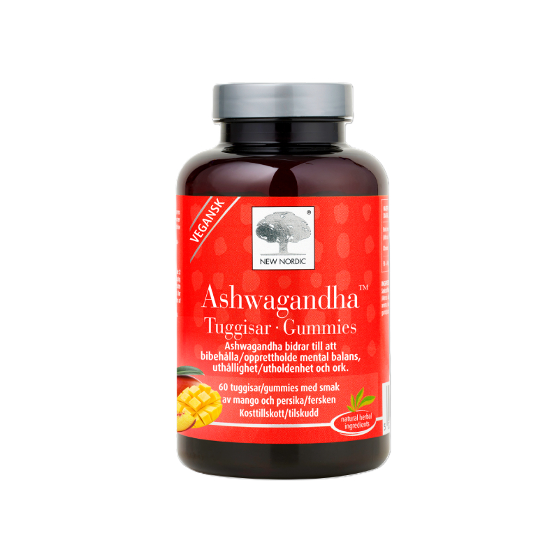 NEW NORDIC Ashwagandha Gummies, 60 pastilas
