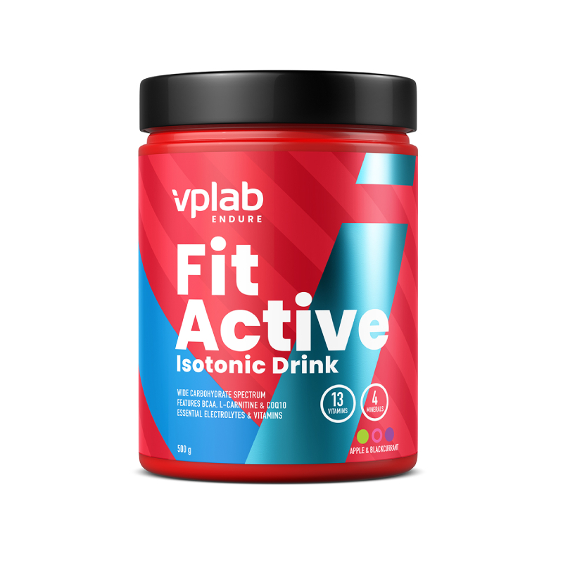 Vplab FitActive Apple and Blackcurrant Pulveris, 500 g