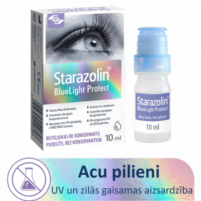 Starazolin® BlueLight Protect acu pilieni, 10 ml