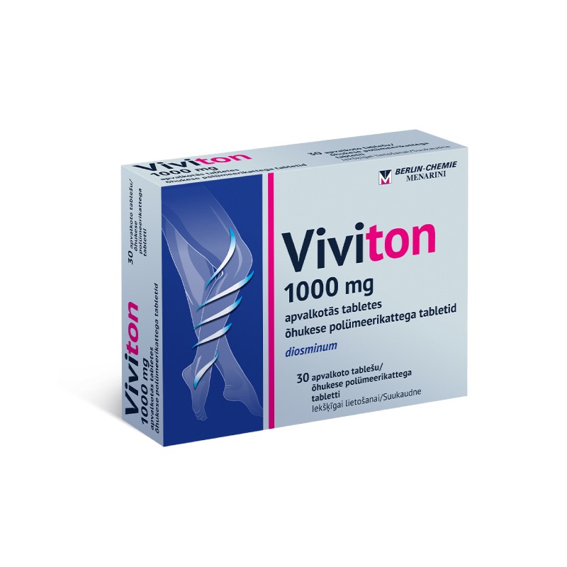 Viviton 1000 mg apvalkotās tabletes