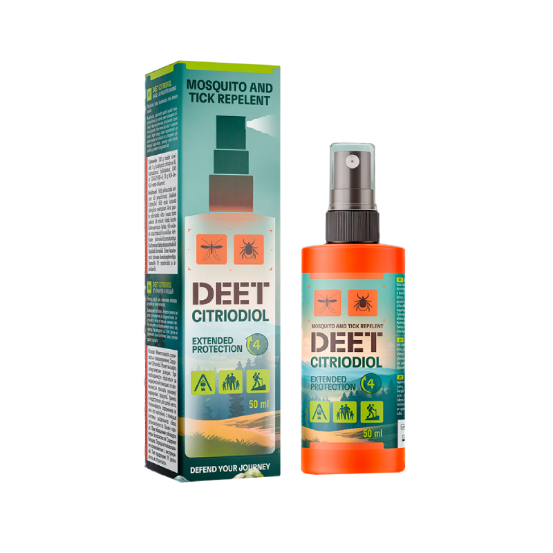 DEET 15 + CITRIODIOL 15 pretodu sprejs, 50 ml