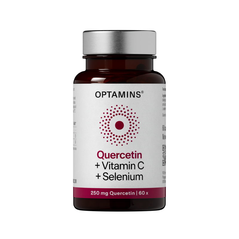 OPTAMINS Quercetin + Vitamin C + Selenium, 60 kapsulas