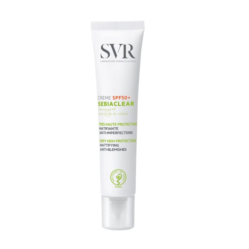 SVR Sebiaclear Creme SPF50+ sejas aizsargkrēms