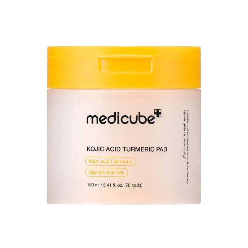 MEDICUBE Kojic Acid Turmeric Pad spilventiņi