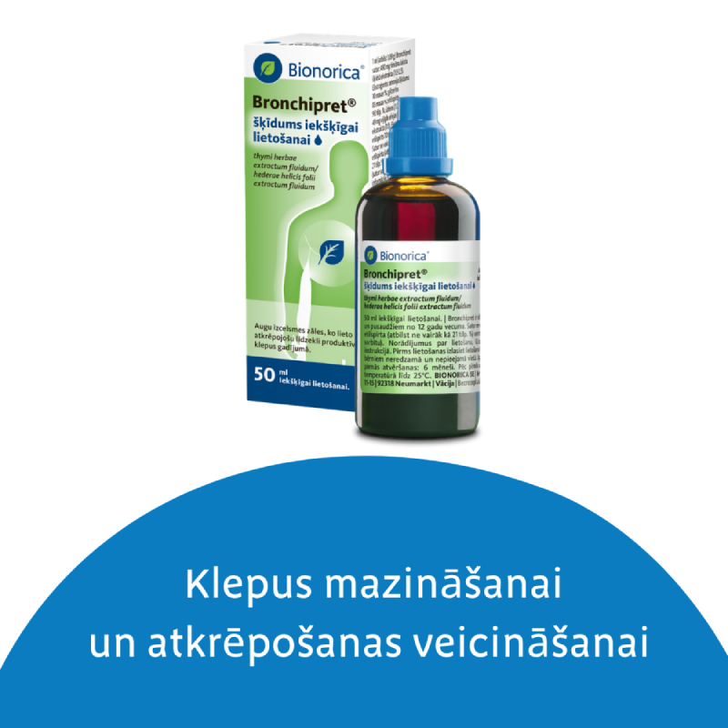 Bronchipret šķīdums iekšķīgai lietošanai