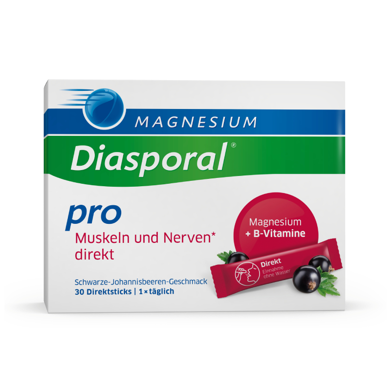 MAGNESIUM Diasporal Pro granulas muskuļiem un nerviem, N30