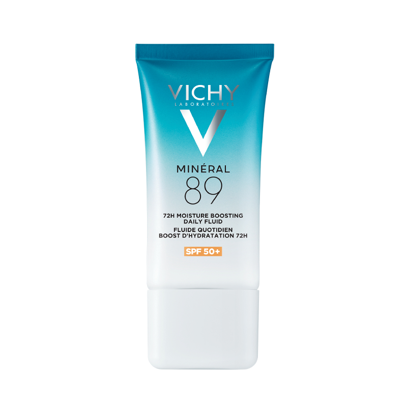 Vichy Mineral 89 Mitrinošs un atjaunojošs krēms-fluīds 72H SPF 50+, 50 ml
