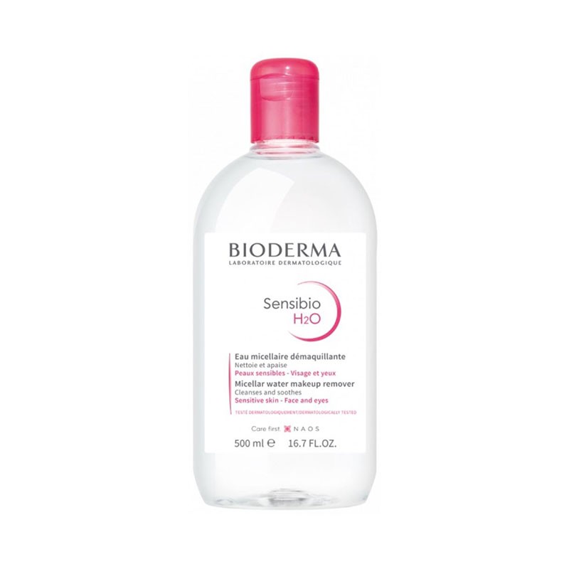 BIODERMA Sensibio H2O attīrošais micelārais ūdens jutīgai ādai 500 ml