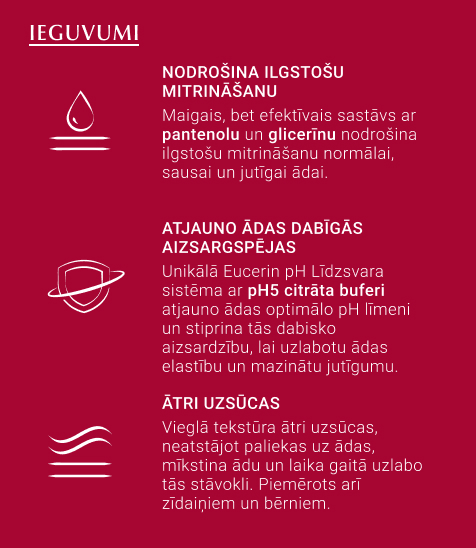 EUCERIN pH5 mitrinošs ķermeņa losjons jutīgai ādai 400 ml-4